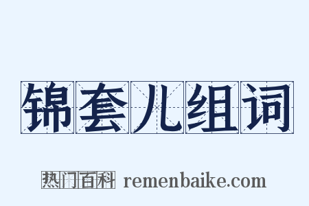 锦套儿组词是什么意思的图片
